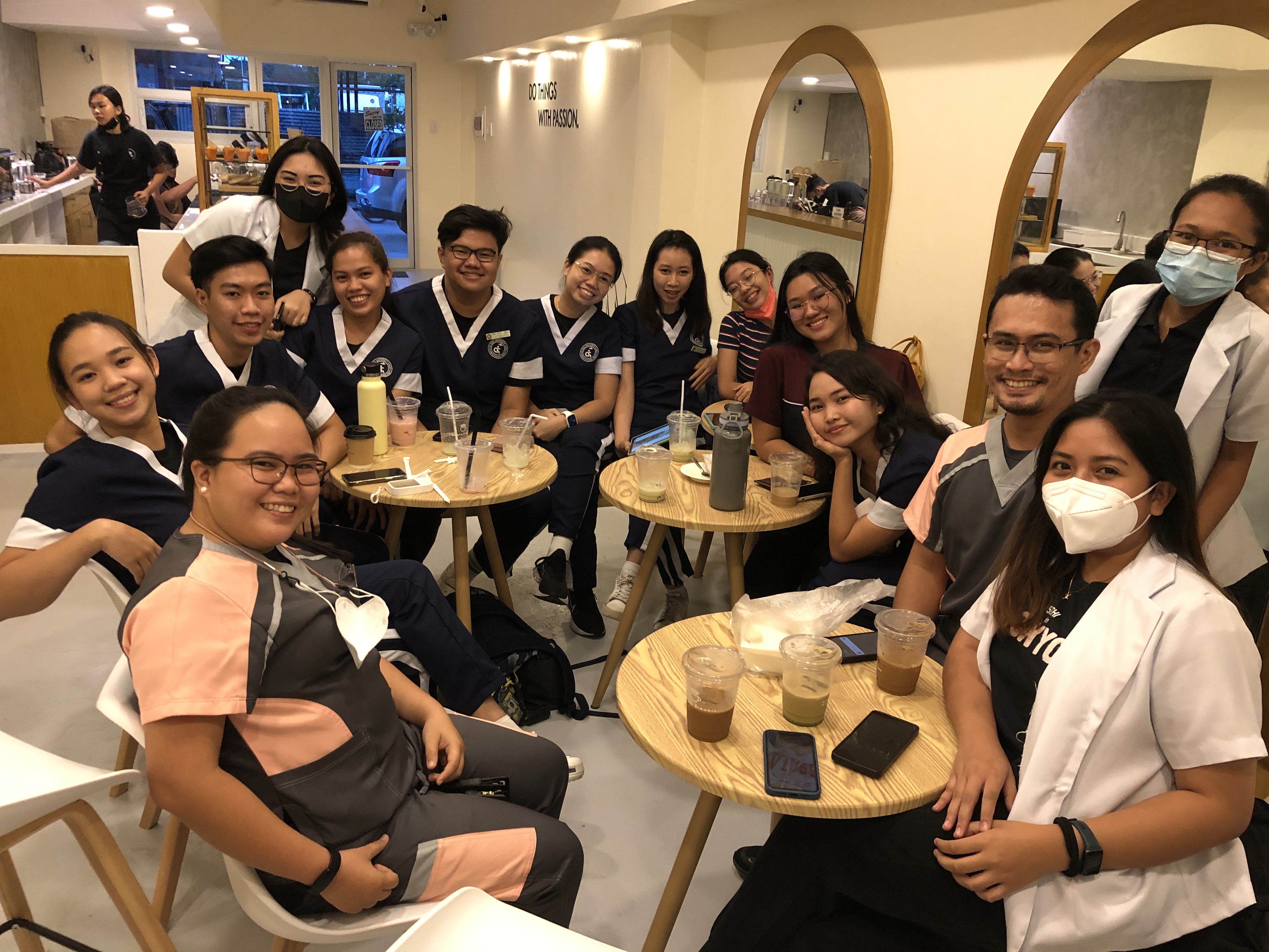 Customers are seen having coffee at Saigon Brewers in this supplied photo.