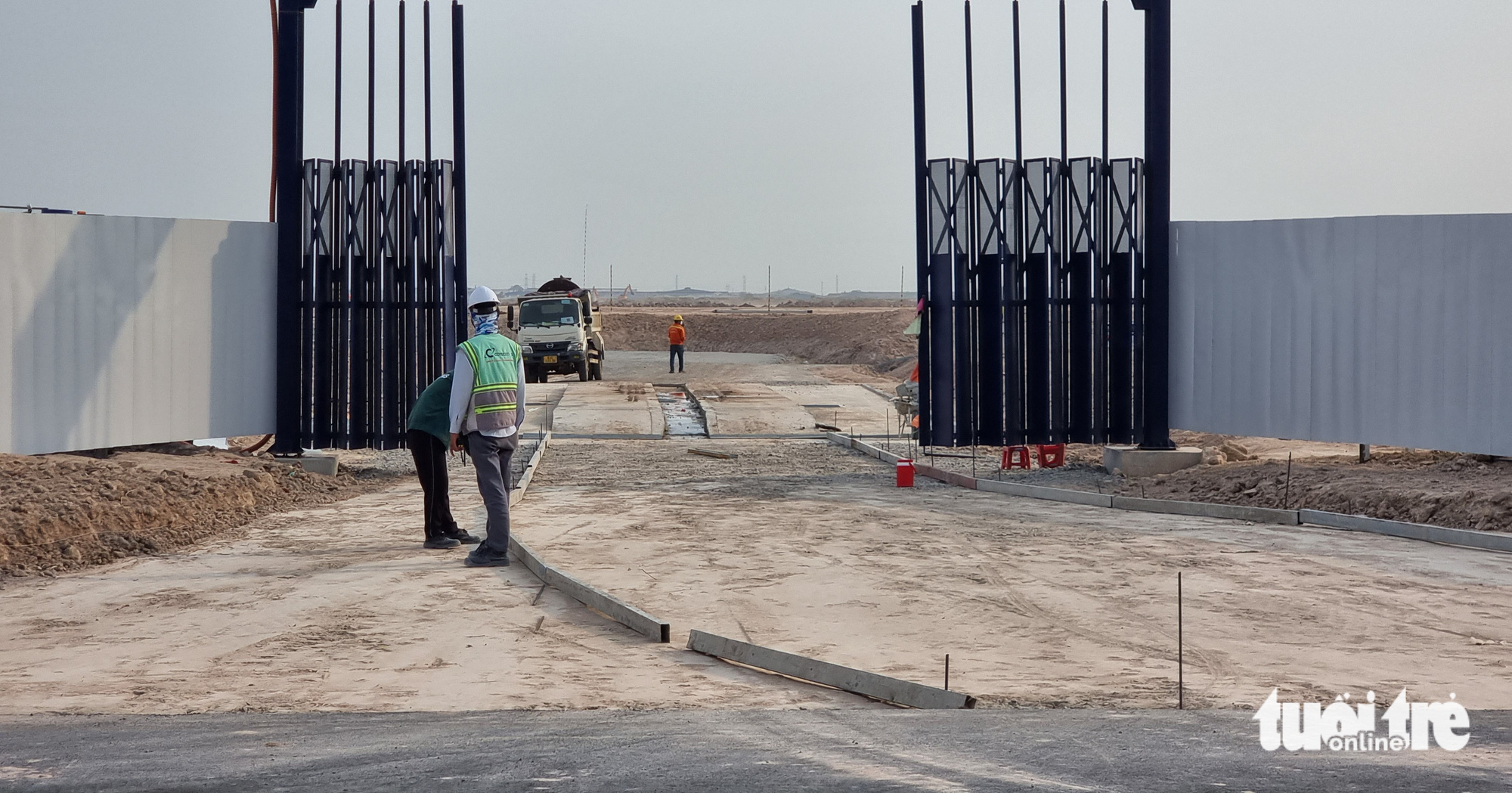 The area where the $1 billion factory of LEGO Group will be built at the Vietnam Singapore Industrial Park 3 in Binh Duong Province, Vietnam. Photo: Ba Son / Tuoi Tre