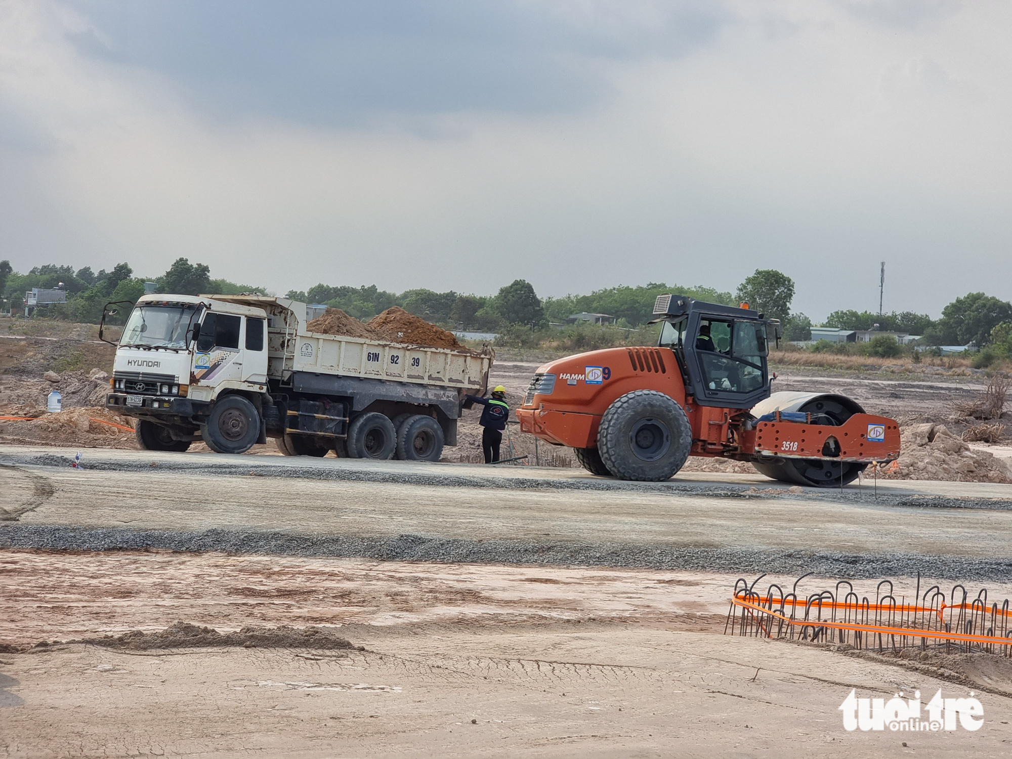 The construction site of the Vietnam Singapore Industrial Park 3 in Binh Duong Province, Vietnam. Photo: Ba Son / Tuoi Tre
