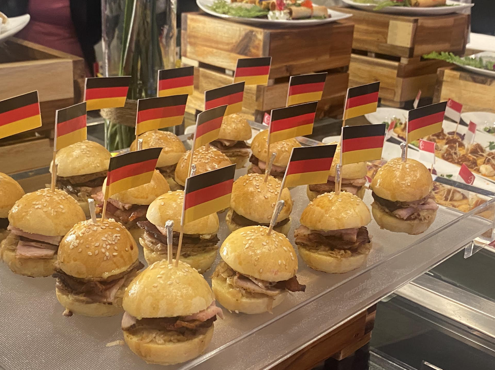 Cuisines of many countries are showcased at the press conference in Ho Chi Minh City, May 5, 2023. Photo: Nguyen Hanh / Tuoi Tre