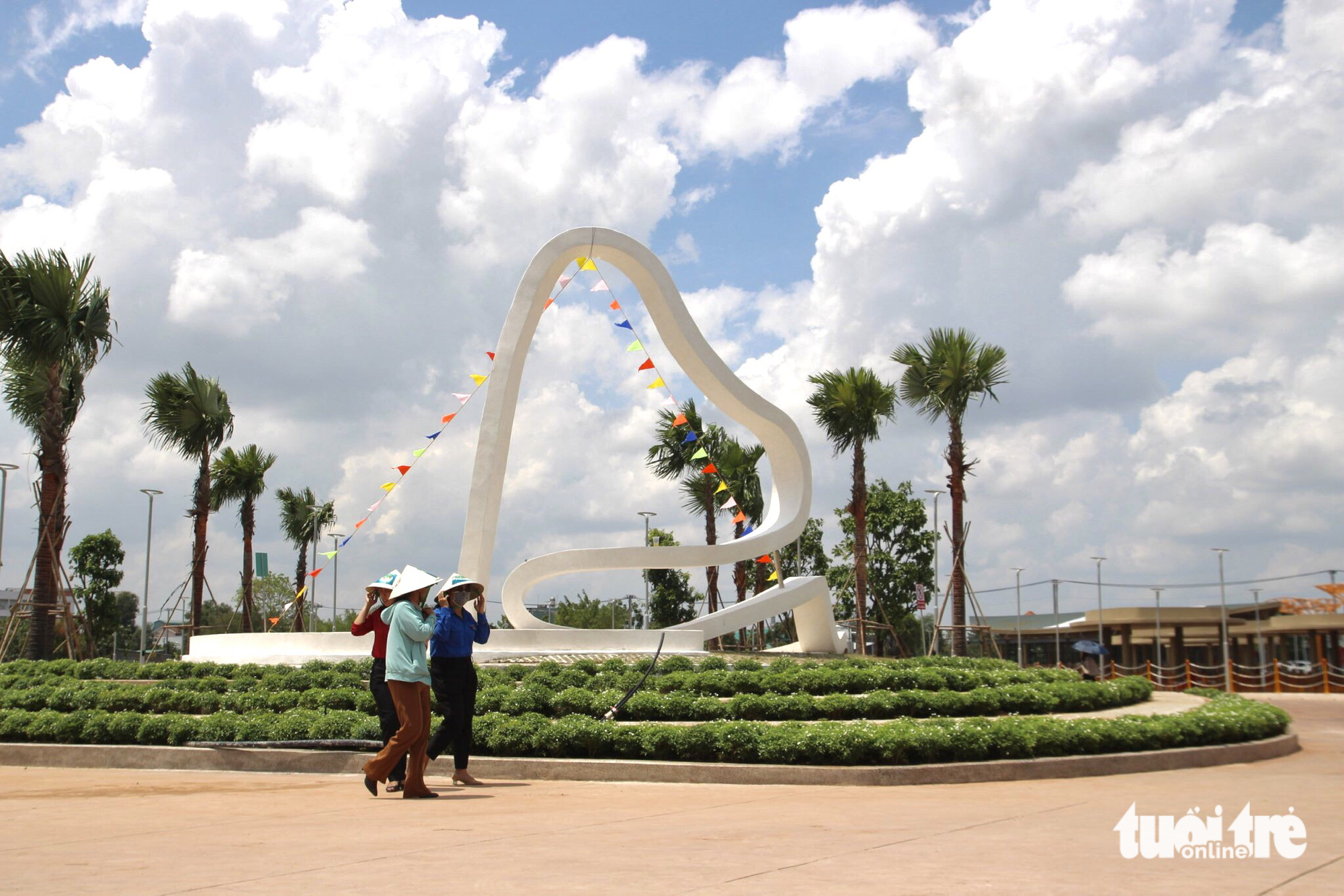 Trees in the ecotourism park cover an area of nearly 10,000 square meters. Photo: Luu Duyen / Tuoi Tre