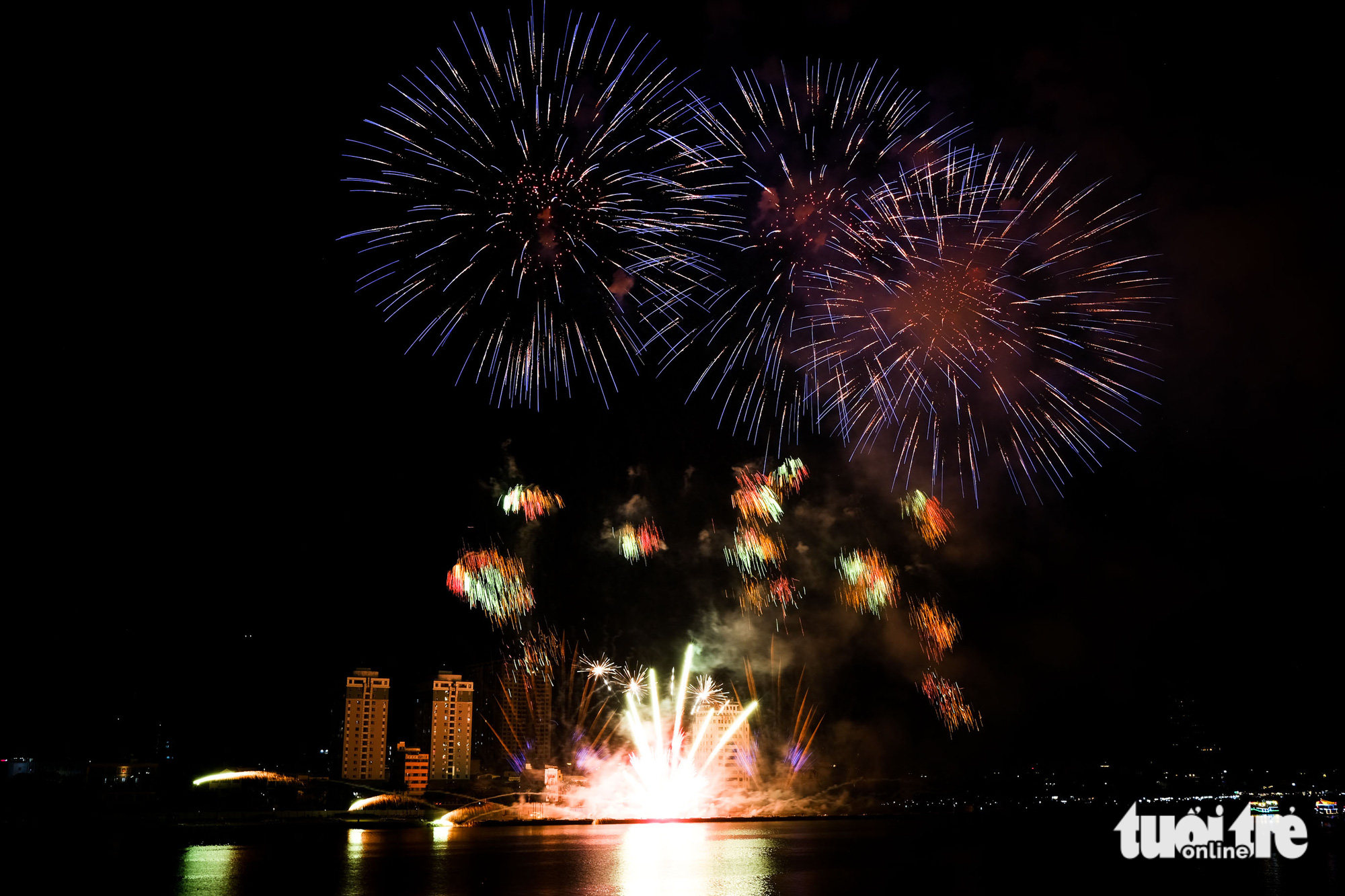 The performance of the Vietnamese team at the DIFF 2023 lasts over 20 minutes. Photo: Tan Luc / Tuoi Tre