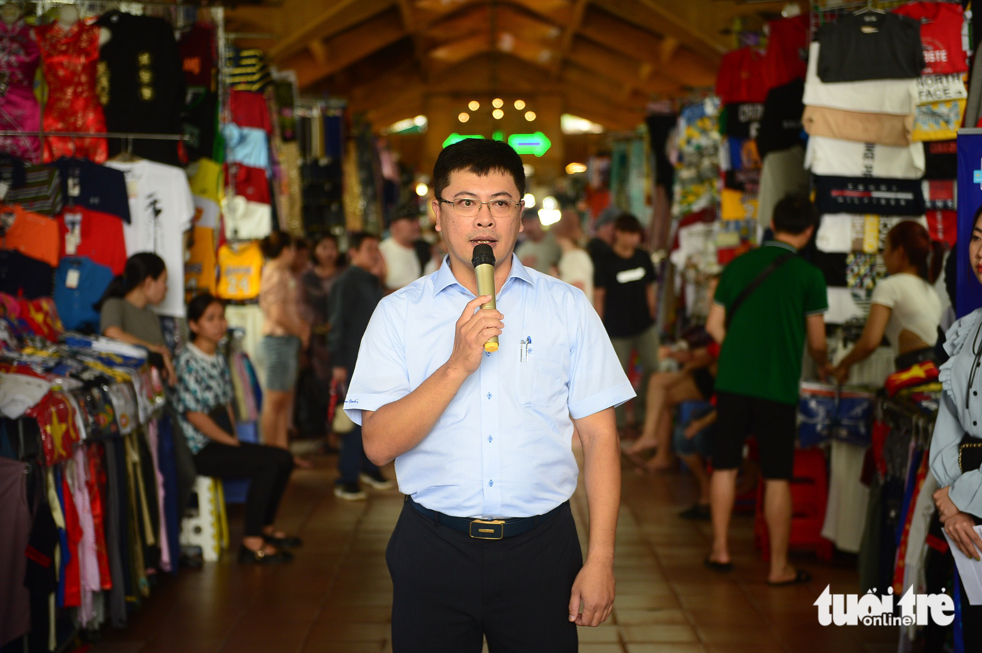 Nguyen Duy An, vice-chairman of the administration of District 1, Ho Chi Minh City. Photo: Quang Dinh / Tuoi Tre