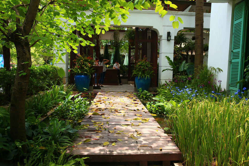 A beautiful corner of garden in Ngon Garden. Photo: DETO