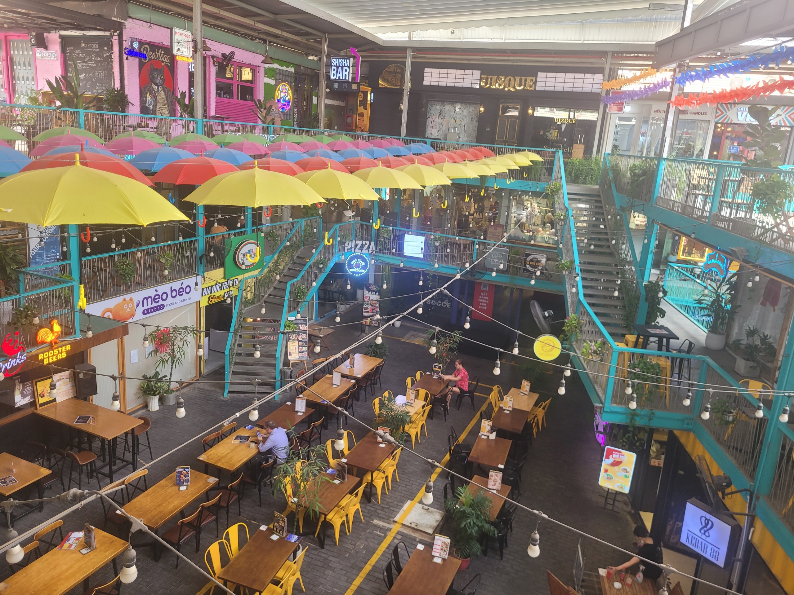 The BLOQ Retail precinct in Thao Dien Ward, Thu Duc City, Ho Chi Minh City. Photo: Ray Kuschert / Tuoi Tre News