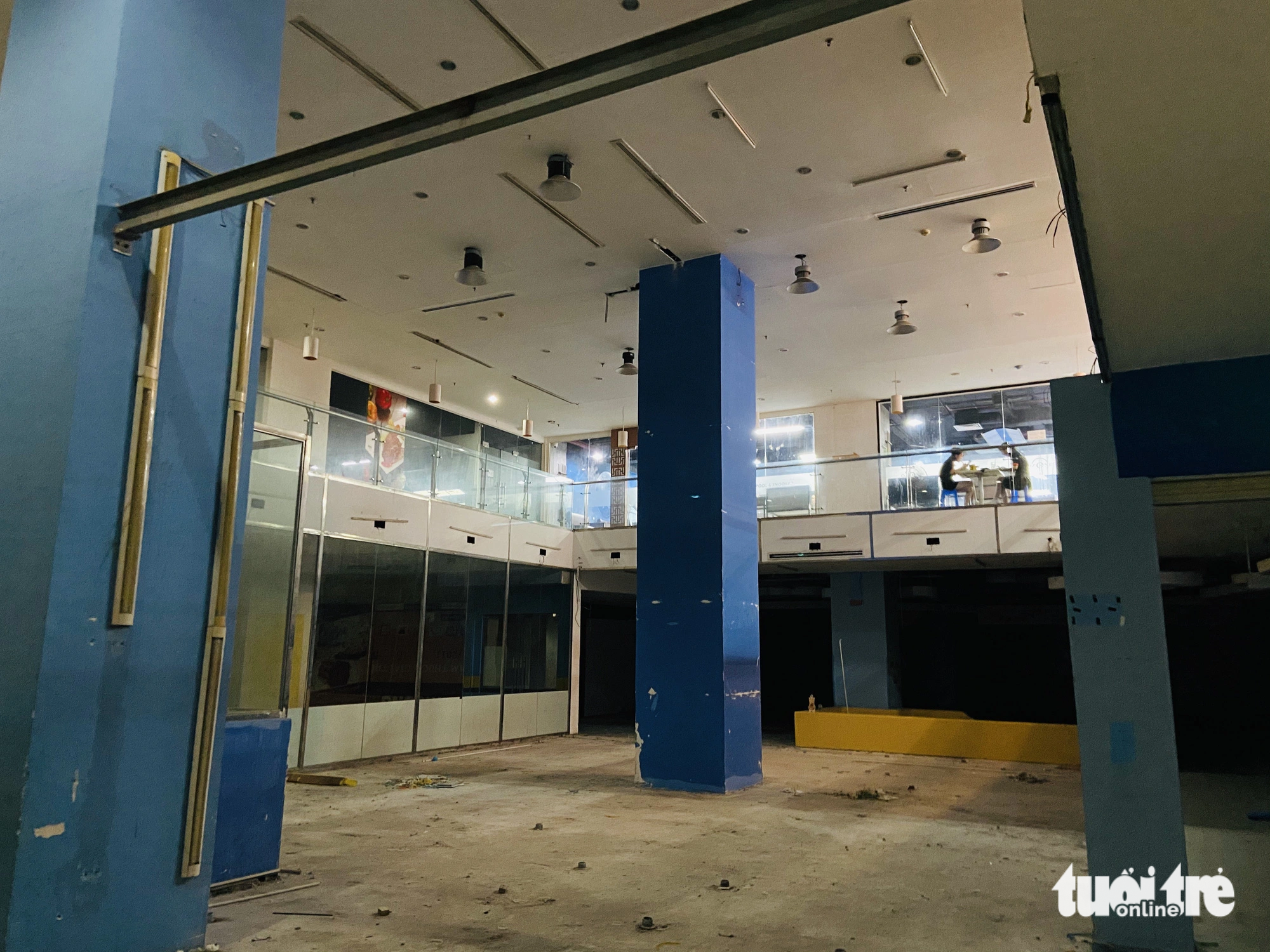A retail space is left vacant on Tay Son Street in Dong Da District, Hanoi. Photo: Q.The / Tuoi Tre