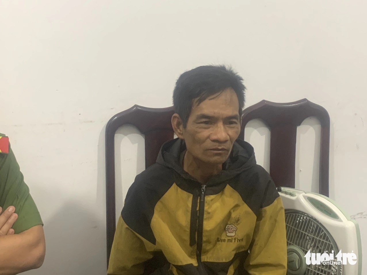 Nay Yen, 53, one of the three wanted suspects arrested on July 15, 2023 for committing fatal terrorist raids on two administration offices in Dak Lak Province, located in Vietnam’s Central Highlands region, a month earlier. Photo: V. Nghia / Tuoi Tre 