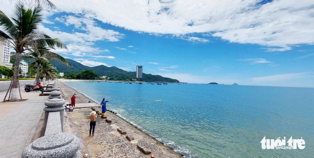 A view of Ba Lang Beach in Nha Trang City, Khanh Hoa Province, south-central Vietnam. Photo: Phan Song Ngan / Tuoi Tre