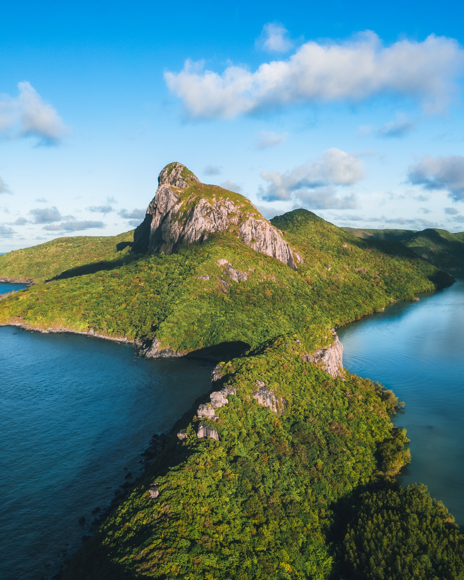 A bird's-eye view taken by Benjamin Tortorelli of Con Dao Island, southern Vietnam.
