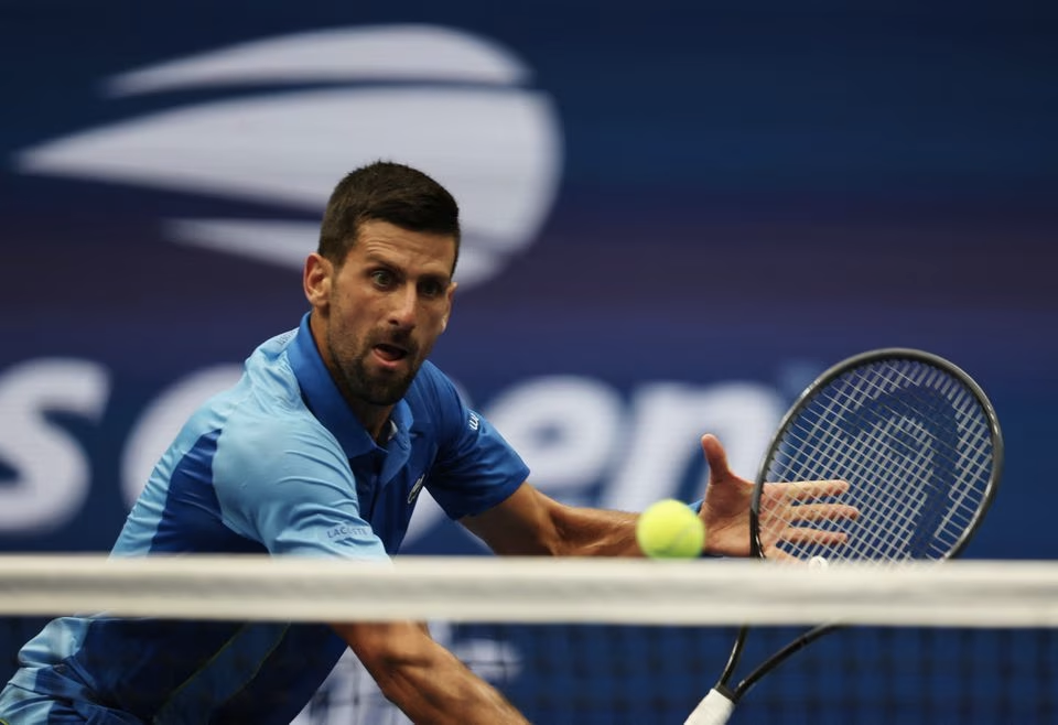 Tennis - U.S. Open - Flushing Meadows, New York, United States - September 10, 2023 Serbia's Novak Djokovic in action during his final match against Russia's Daniil Medvedev. Photo: Reuters