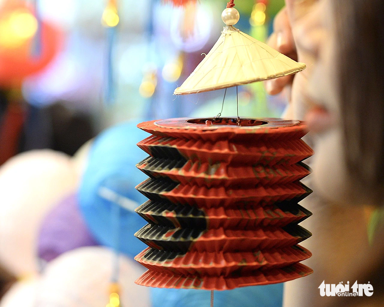 A paper lantern.