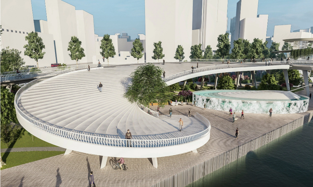 The Ho Chi Minh City People’s Committee requires the detailed design of the footbridge to meet technique and safety requirements and match the surrounding landscapes and planning.