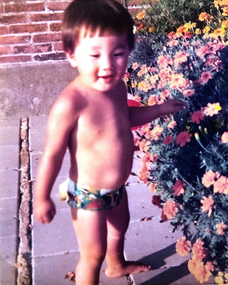 Jonathan Arjten Ijff at the age of two or three. Photo: Supplied