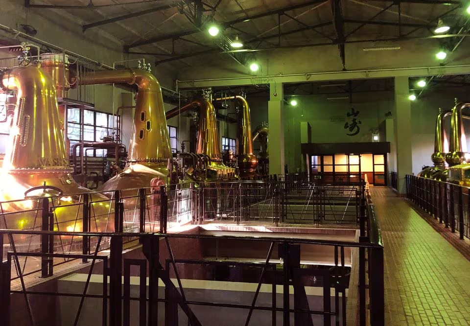 The distillation room at Suntory's Yamazaki Distillery is pictured in Yamazaki, Osaka Prefecture, Japan October 10, 2023. Photo: Reuters