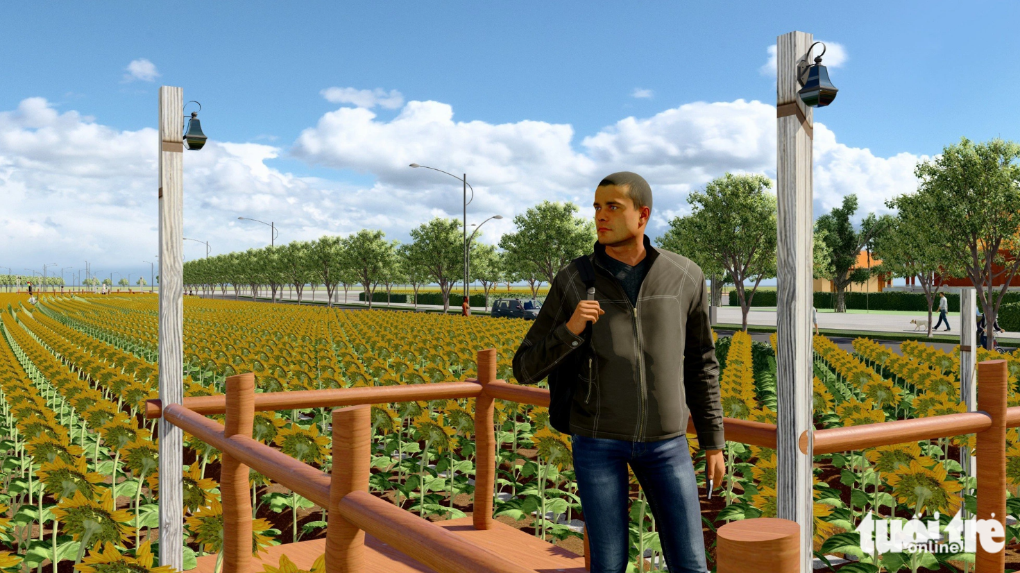 Ho Chi Minh City had previously been home to several sunflower gardens. When coming into full bloom, they were crowded by visitors on weekends. Photo: Thu Duc City People’s Committee