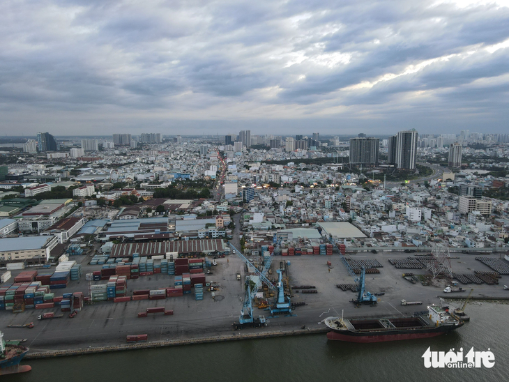 The planned site is part of the Thu Thiem 4 Bridge project in District 7, Ho Chi Minh City. Photo: Le Phan / Tuoi Tre