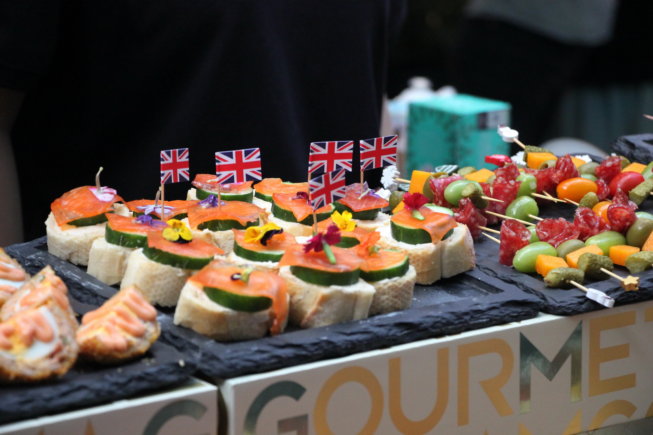 Food is served at the launch event for the GREAT Food for the Season campaign at Annam Gourmet store in Thao Dien Ward, Thu Duc City, Ho Chi Minh City on December 14, 2023. Photo: Dong Nguyen / Tuoi Tre News