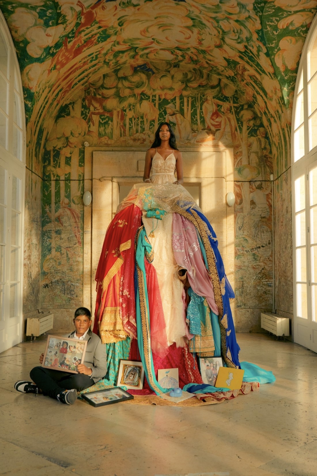 The photograph ‘Mémoire Habillée,” for which Pierre et Florent from France claimed the Grand Prize and the title ‘Chromatic Photographer of the Year 2023’ in the professional section at the 2023 Chromatic Photography Awards