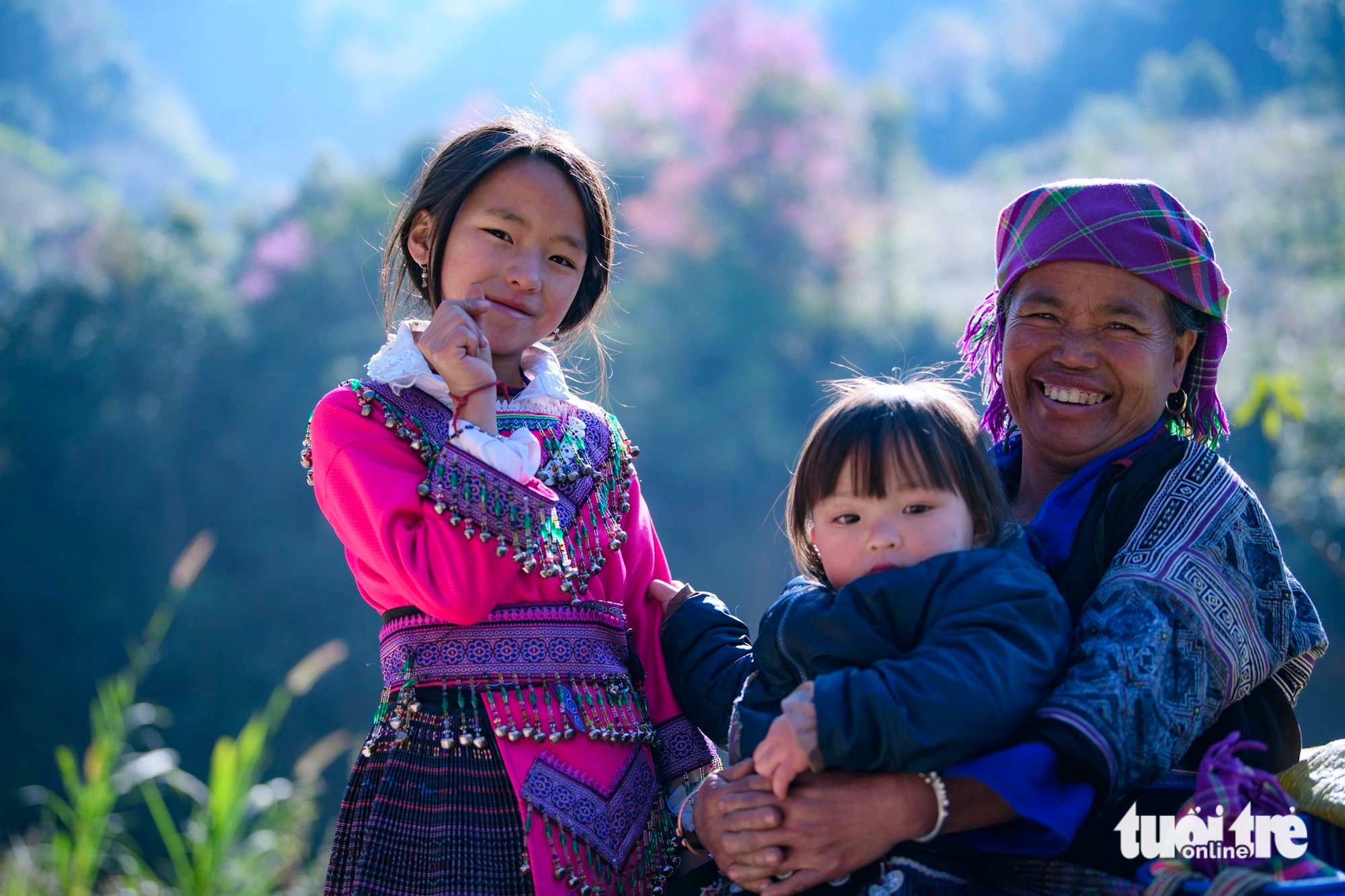 Local Mong people in La Pan Tan Commune, Mu Cang Chai District, Yen Bai Province, Vietnam. Photo: Nam Tran / Tuoi Tre