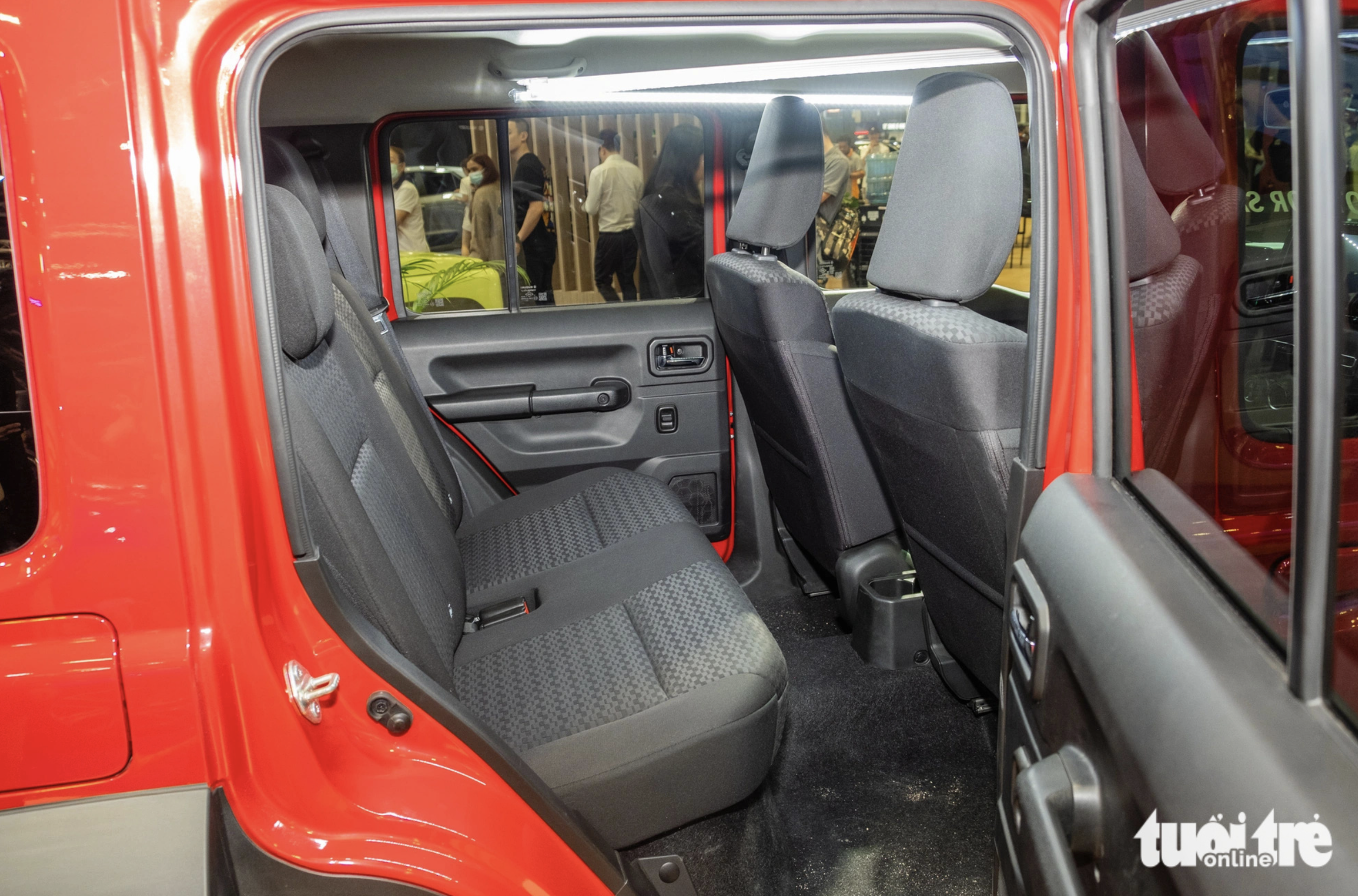 The highlight of the five-door version is its roomy back row of seats. Photo: Le Hoang / Tuoi Tre