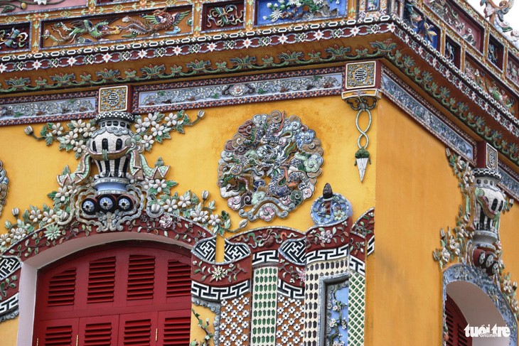 A corner of Kien Trung Palace in Thua Thien-Hue Province. Photo: Nhat Linh / Tuoi Tre