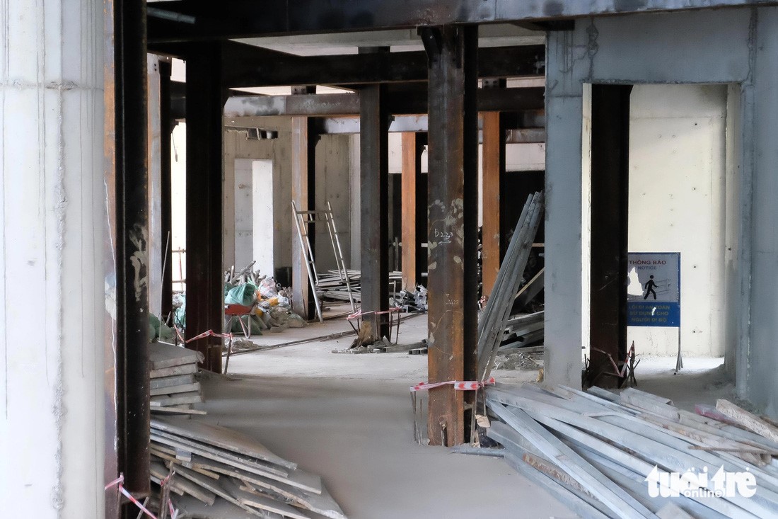 The project has a gross floor area of over 31,600 square meters. Photo: Cam Nuong / Tuoi Tre