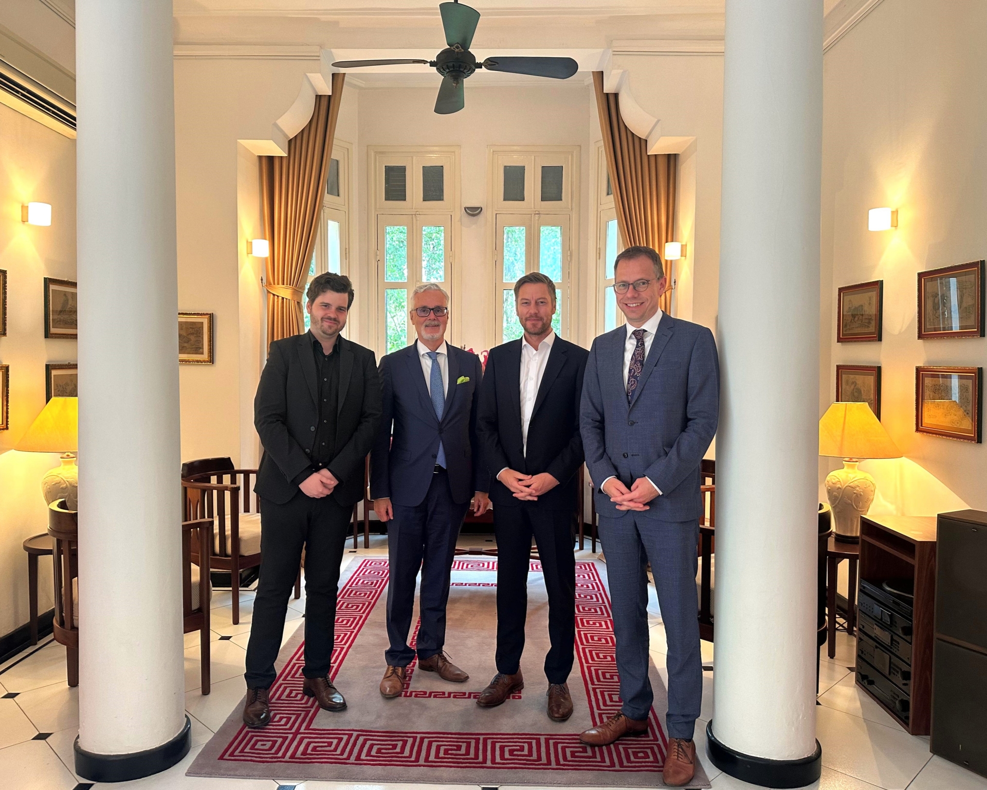 The GBA leadership engages in strategic talks with the German Embassy in Hanoi.