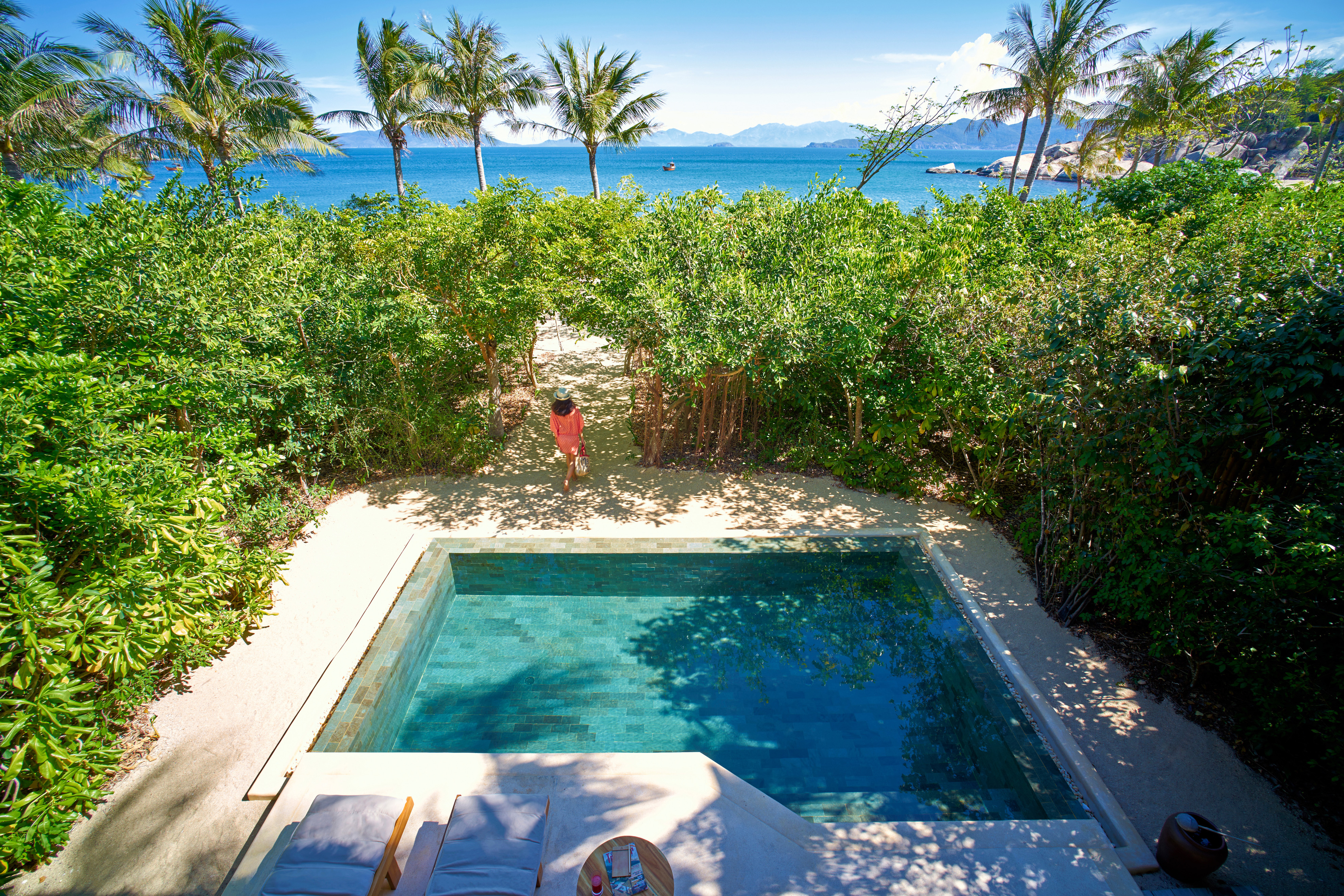 Guests can choose between a Beach Pool Villa or a Hilltop Pool Villa for their three-night retreat, starting from $2,811 for single occupancy and $3,774 for double occupancy.