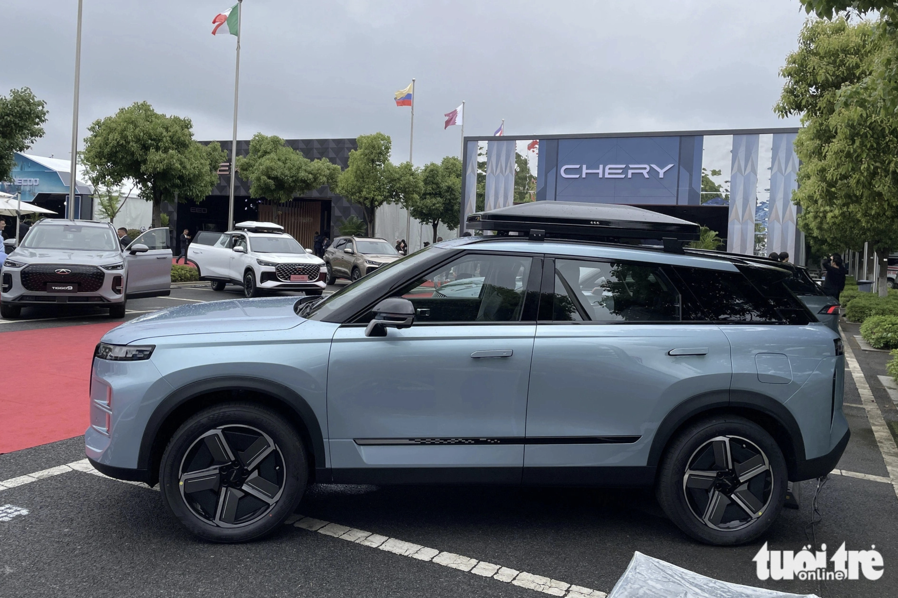 The Jaecoo J7 looks like a European off-road SUV. Photo: Viet Anh / Tuoi Tre