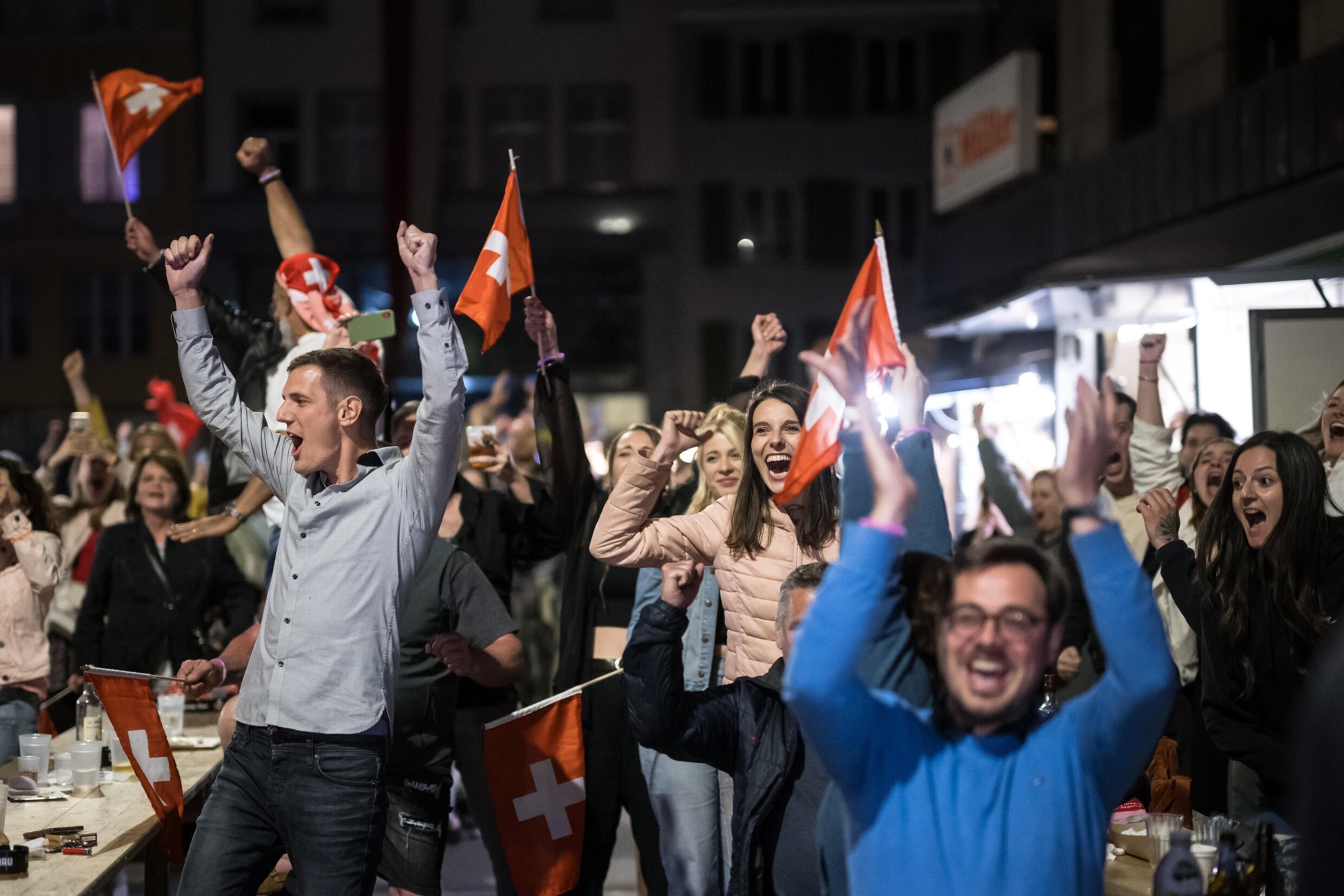 Nemo's home city voiced its pride in the Eurovision Song Contest winner. Photo: AFP