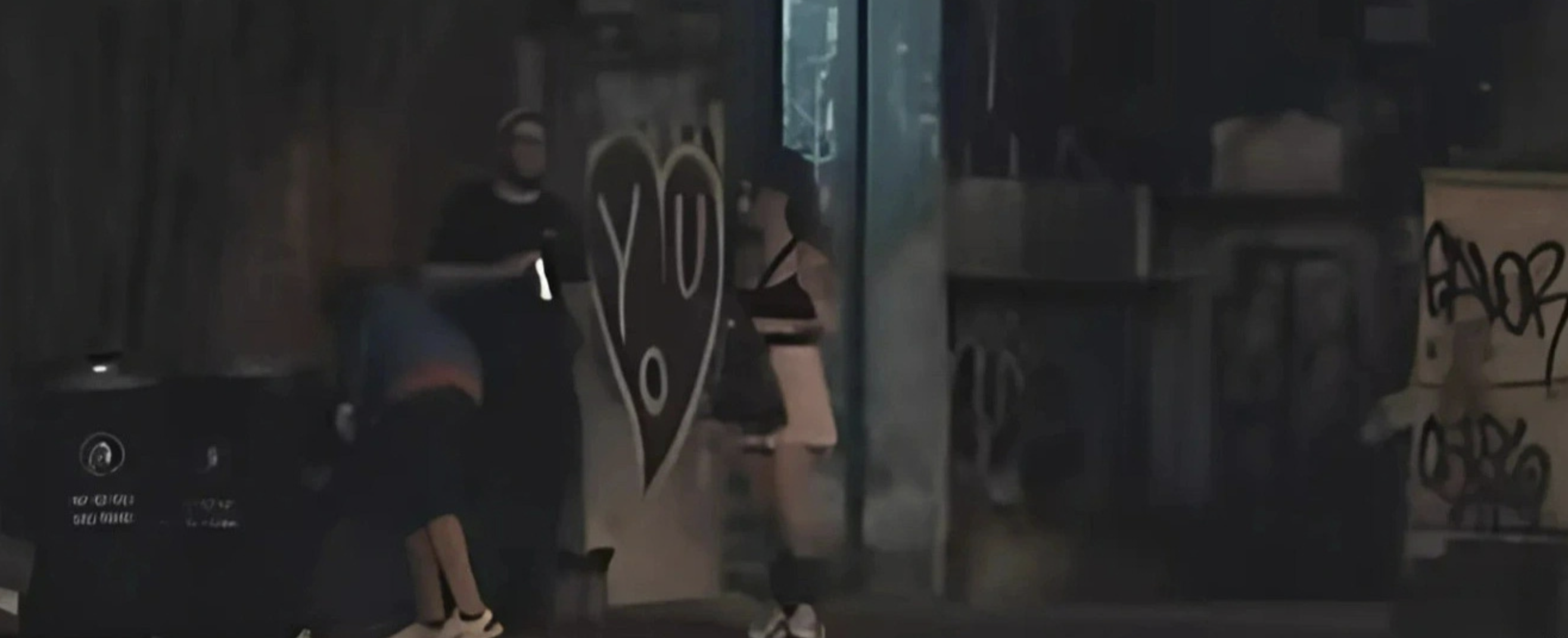 A group of three foreigners captured on a video vandalizing walls and doors on Le Loi Street in District 1, Ho Chi Minh City