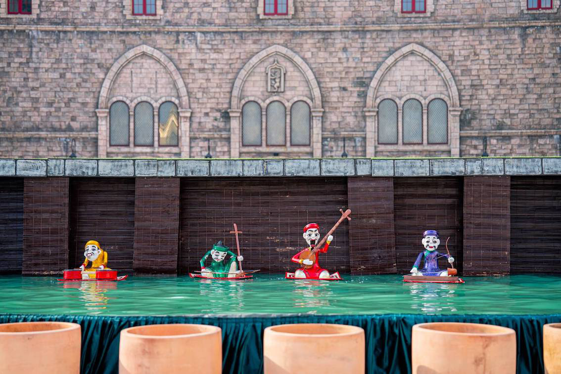 Traditional art shows, including puppet shows, will be launched at Asia Park, located in Vietnam’s central city of Da Nang, after this amusement park is rebranded as Da Nang Downtown in June, 2024. Photo: T.Nghia