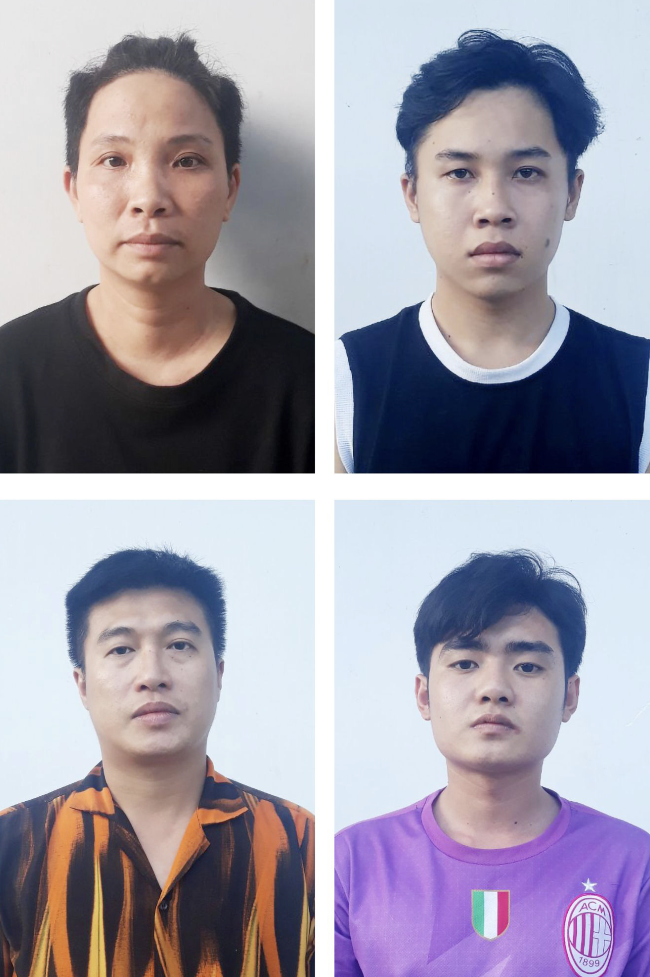 Four subjects arrested for storing illicit drugs in a grocery in southern Vietnam. Photo: Tien Van / Tuoi Tre