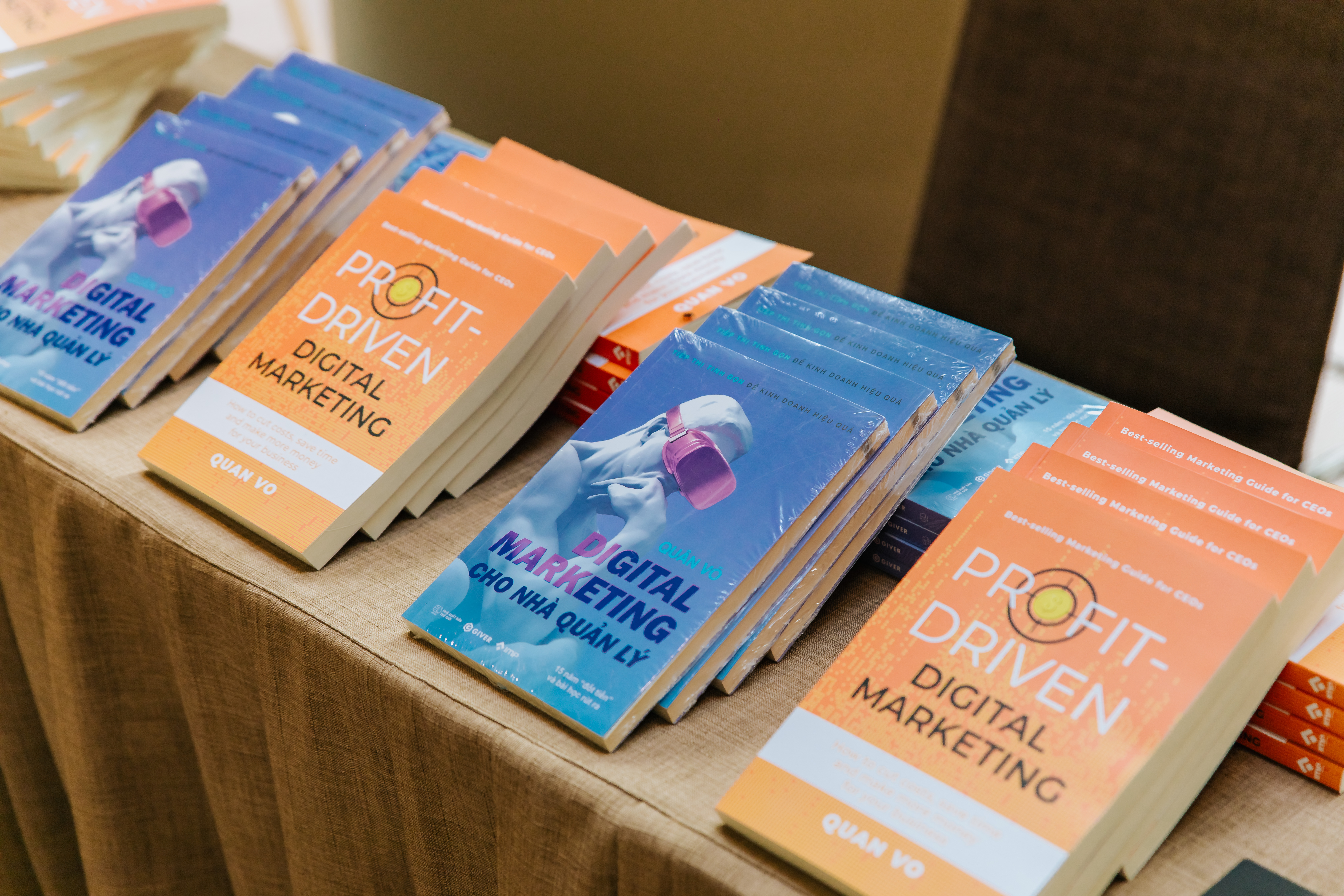 The Profit-driven Digital Marketing and Digital Marketing Cho Nhà Quản Lý books by Quan Vo.