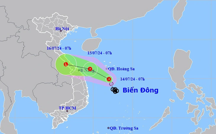 Tropical depression forecast to bring heavy rain to central Vietnam