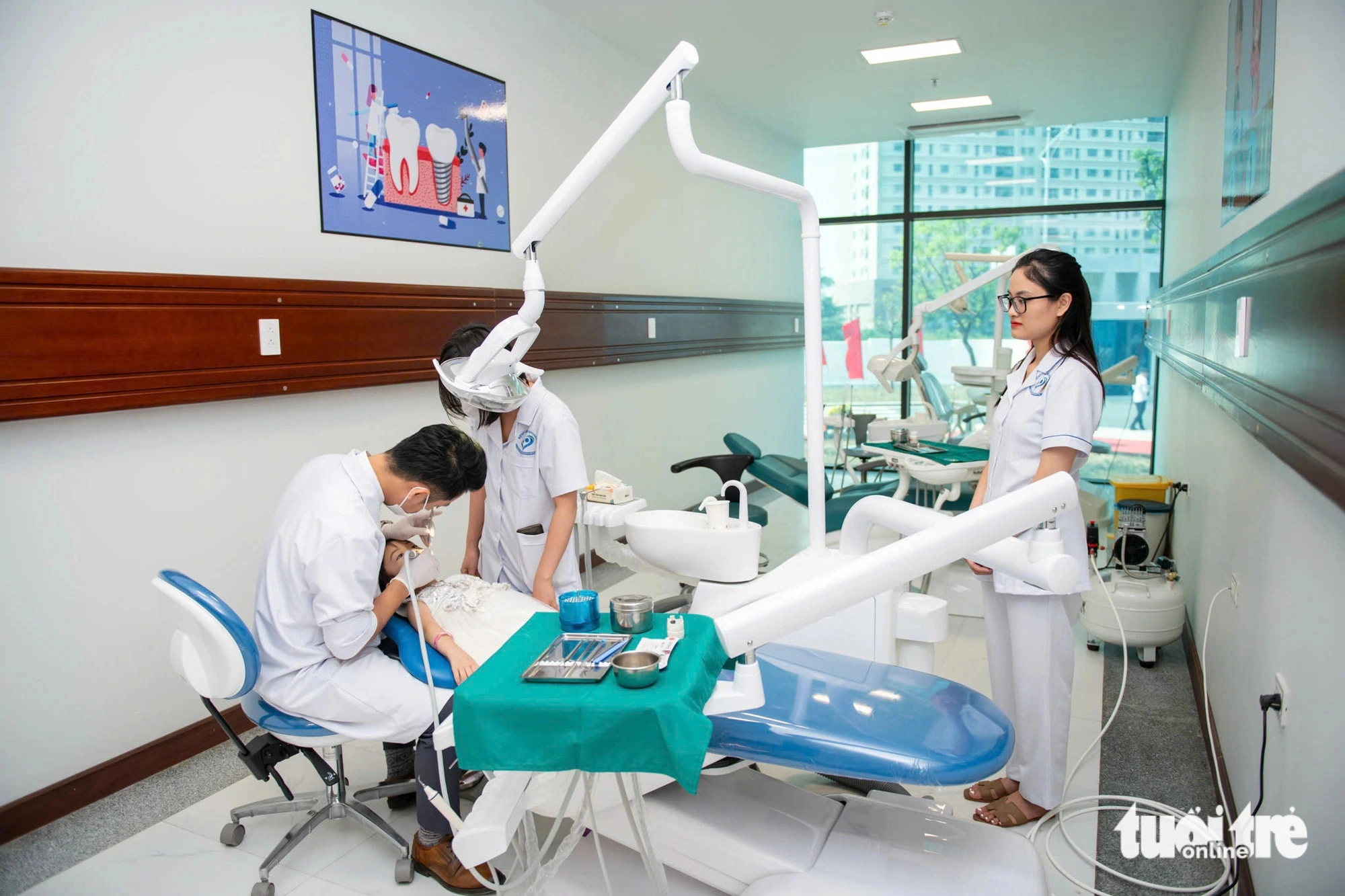 The hospital is equipped with modern and high-quality medical equipment to serve the local residents. Photo: Nam Tran / Tuoi Tre