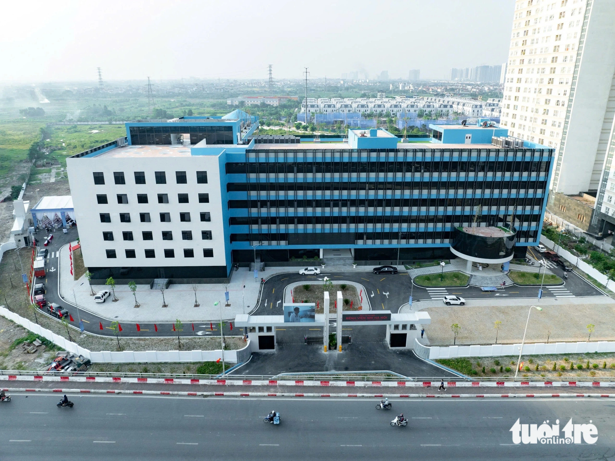 Hanoi Children’s Hospital is situated on Nguyen Trac Street in Ha Dong District, Hanoi. Photo: Nam Tran / Tuoi Tre