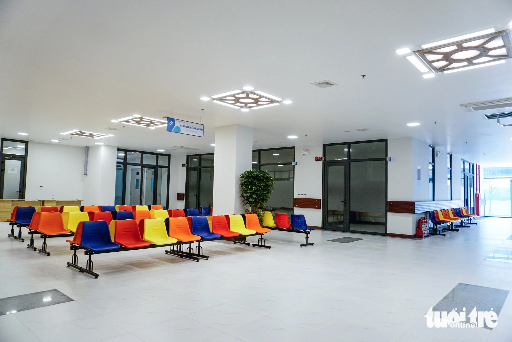 The hospital features a modern design. Photo: Nguyen Hien / Tuoi Tre