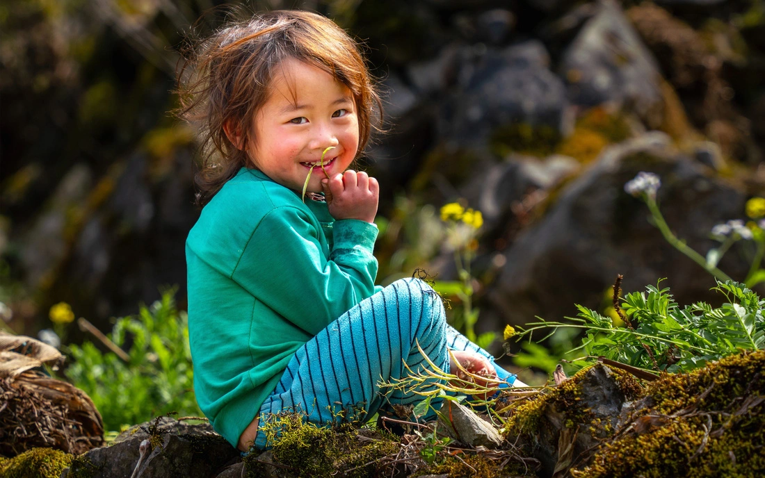 A simple happy moment of a Vietnamese girl. Photo: Courtesy of organizer