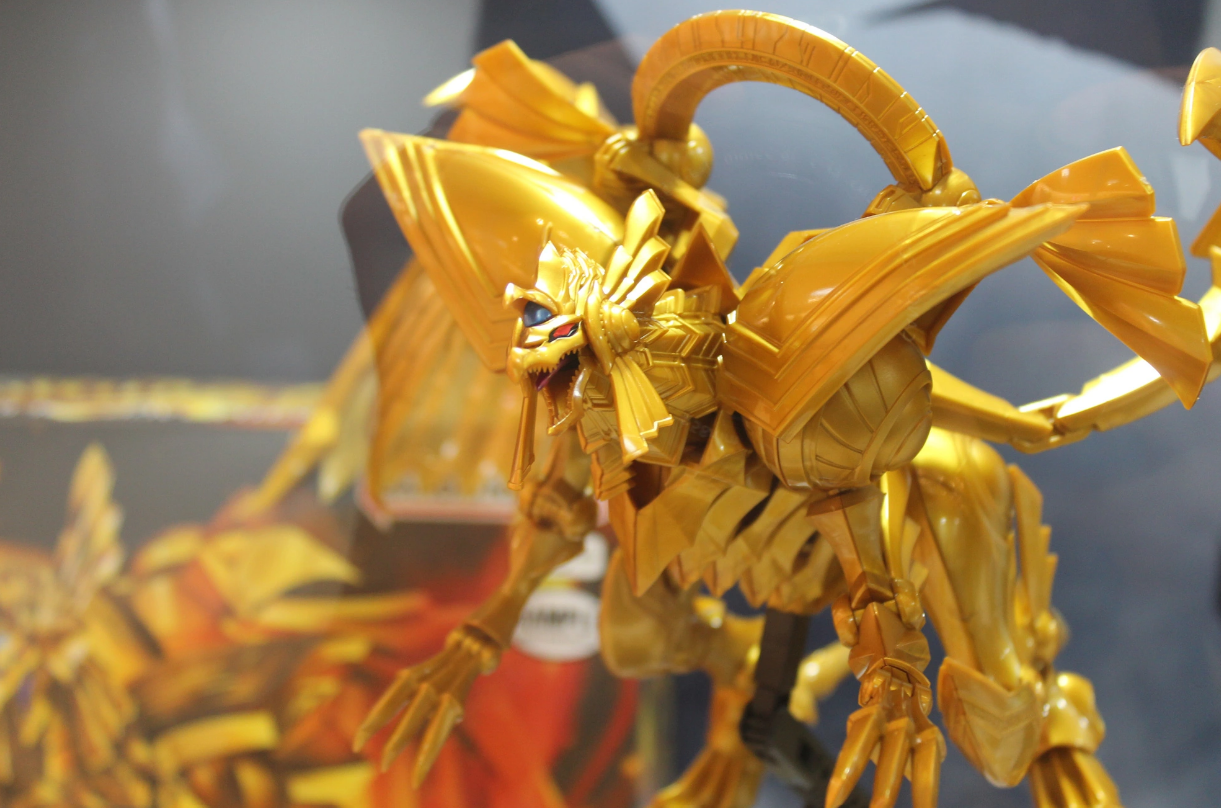 Many models of Gundam, Pokemon, One Piece, and Yugioh on display at the Bandai Spirits Hobby Exhibition at Aeon Mall in Binh Tan District, Ho Chi Minh City. Photo: To Cuong / Tuoi Tre