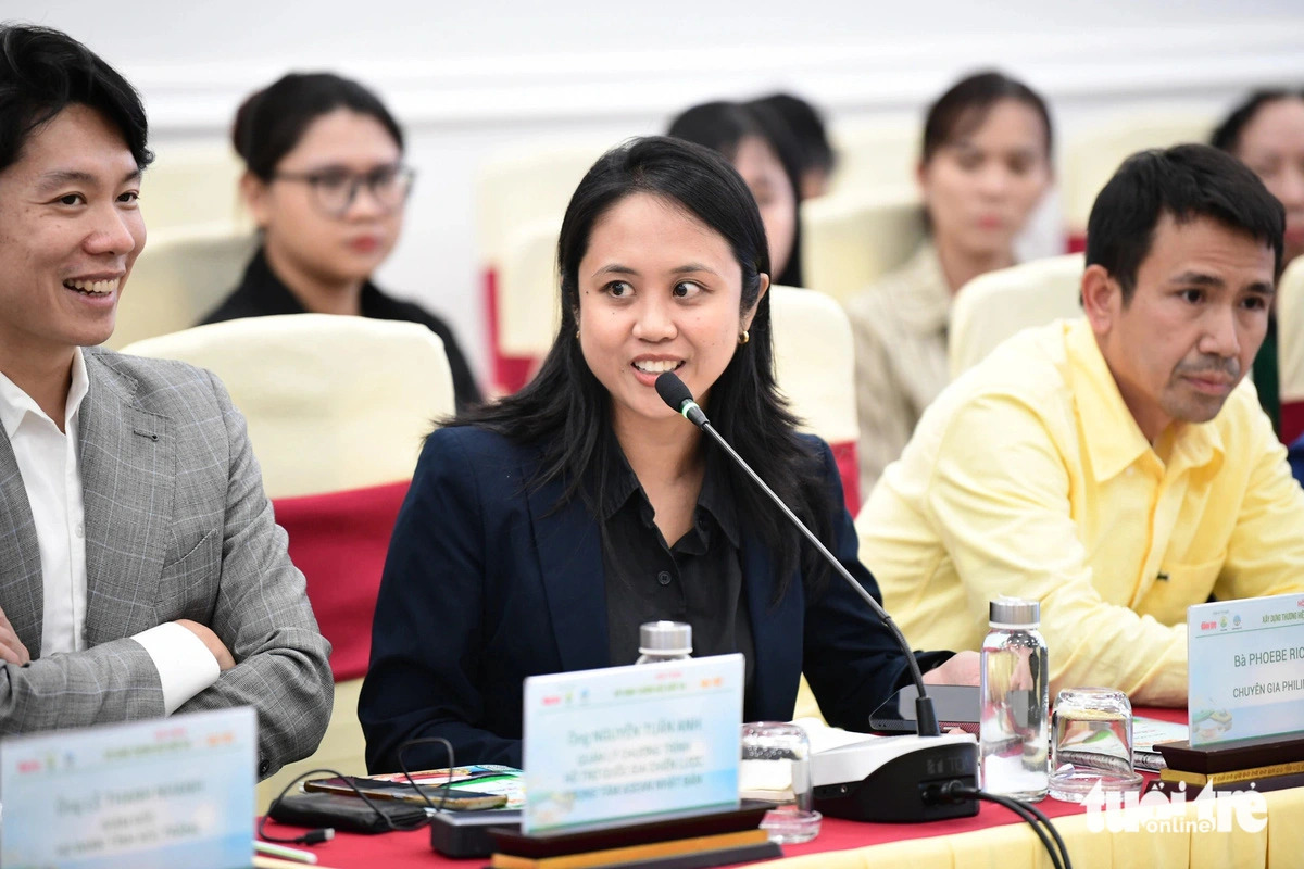 Phoebe Ricarte, a Philippine expert. Photo: Quang Dinh / Tuoi Tre