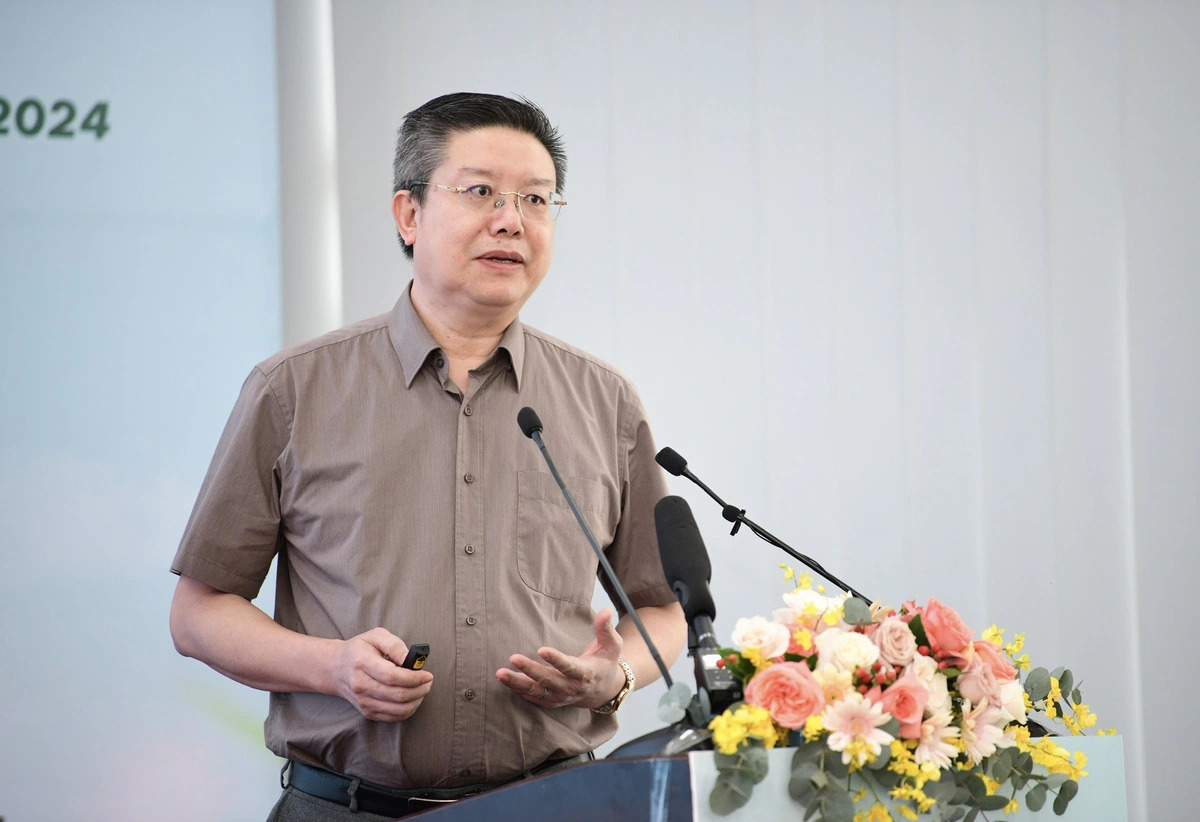 Le Thanh Hoa, deputy chief of the National Authority for Agro-Forestry-Fishery Quality, Processing and Market Development, under the Vietnamese Ministry of Agriculture and Rural Development. Photo: Quang Dinh / Tuoi Tre