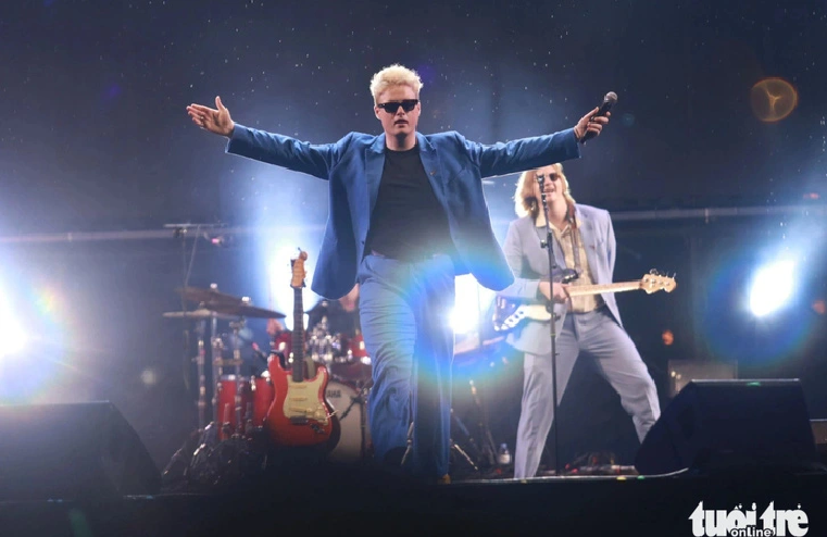 The Big Day performs in Ho Chi Minh City. Photo: Supplied