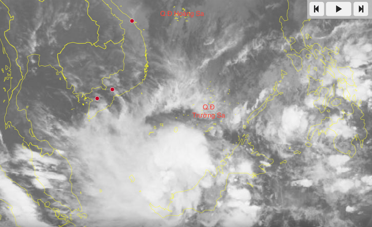 Low-pressure system in East Vietnam Sea may strengthen into tropical ...
