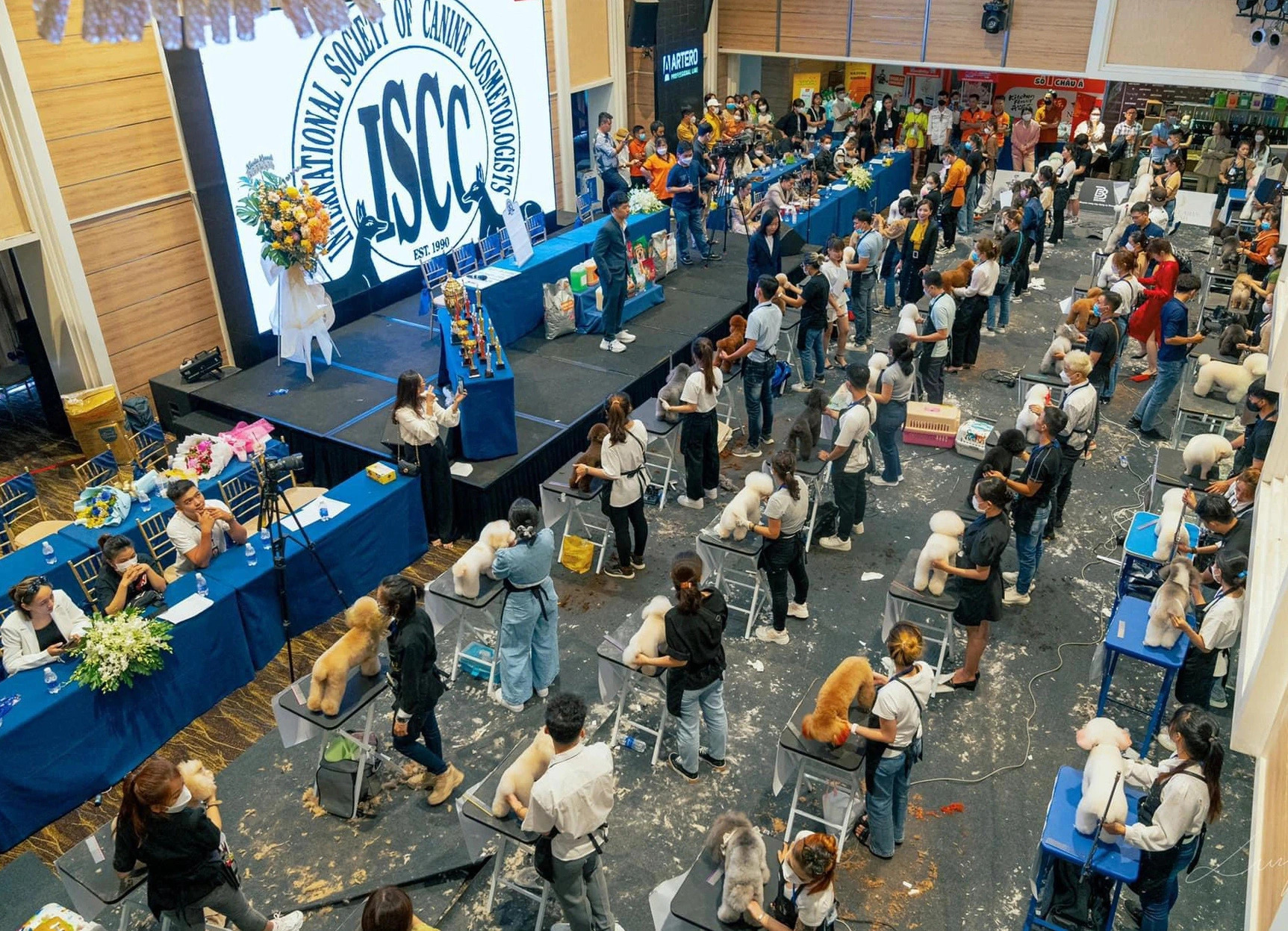 A grooming competition attracts many participants. Photo: Organizer of InterPetFest 2025