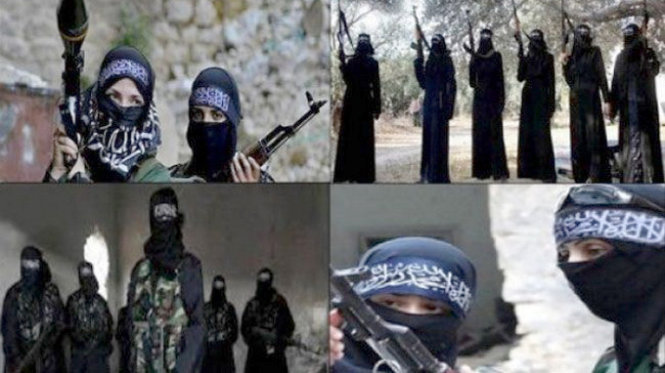 Các nữ thành viên IS - Ảnh: Trackingterrorism.org
