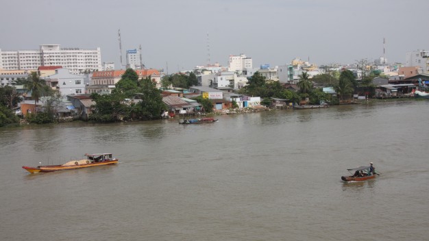 Khu vực quận Ninh Kiều, TP Cần Thơ rất dễ bị ngập - Ảnh: Vân Trường