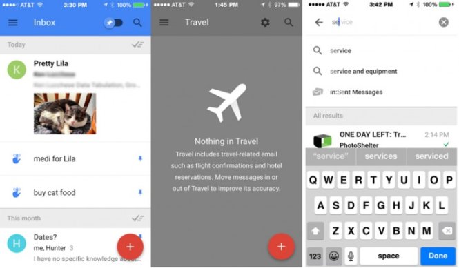 Tìm kiếm trong Inbox - Ảnh: TheNextWeb