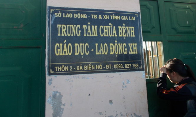 Bên ngoài Trung tâm chữa bệnh – giáo dục – lao động xã hội Gia Lai. Ảnh: B.D