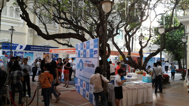 Ngày hội Internet Day 2014 Kỷ nguyên Online diễn ra tại khách sạn Continental (TP.HCM) sáng ngày 5-12 - Ảnh: T.Trực